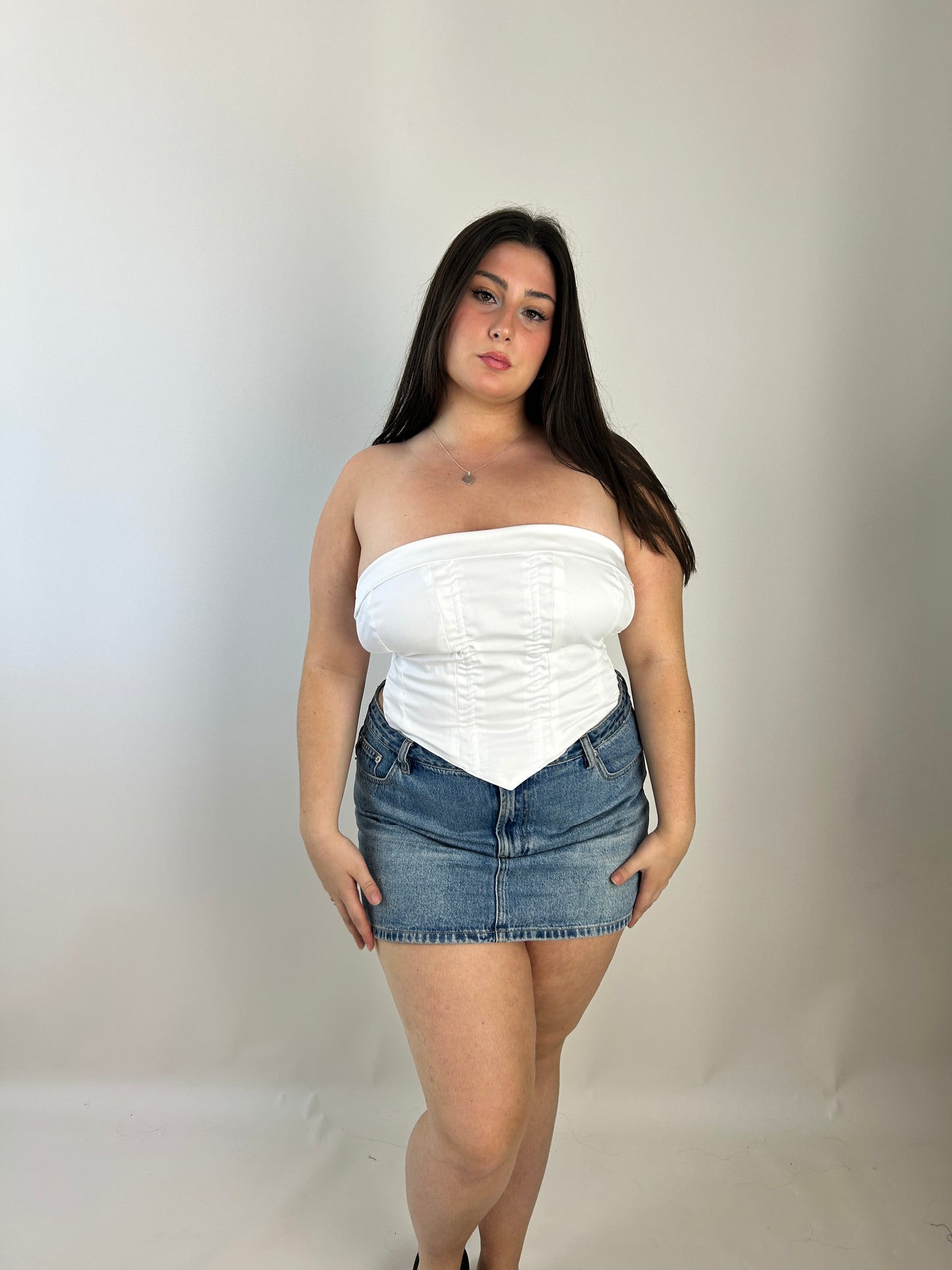 Corset Strapless solid colors