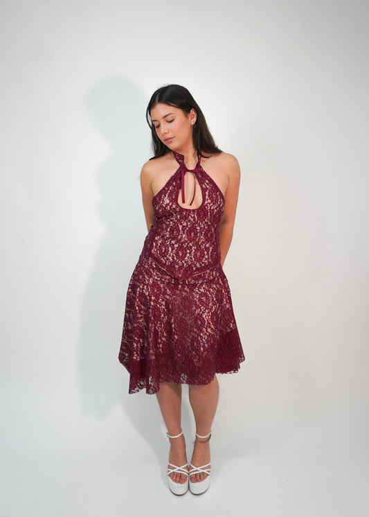 Luna Midi Set - Wine Lace