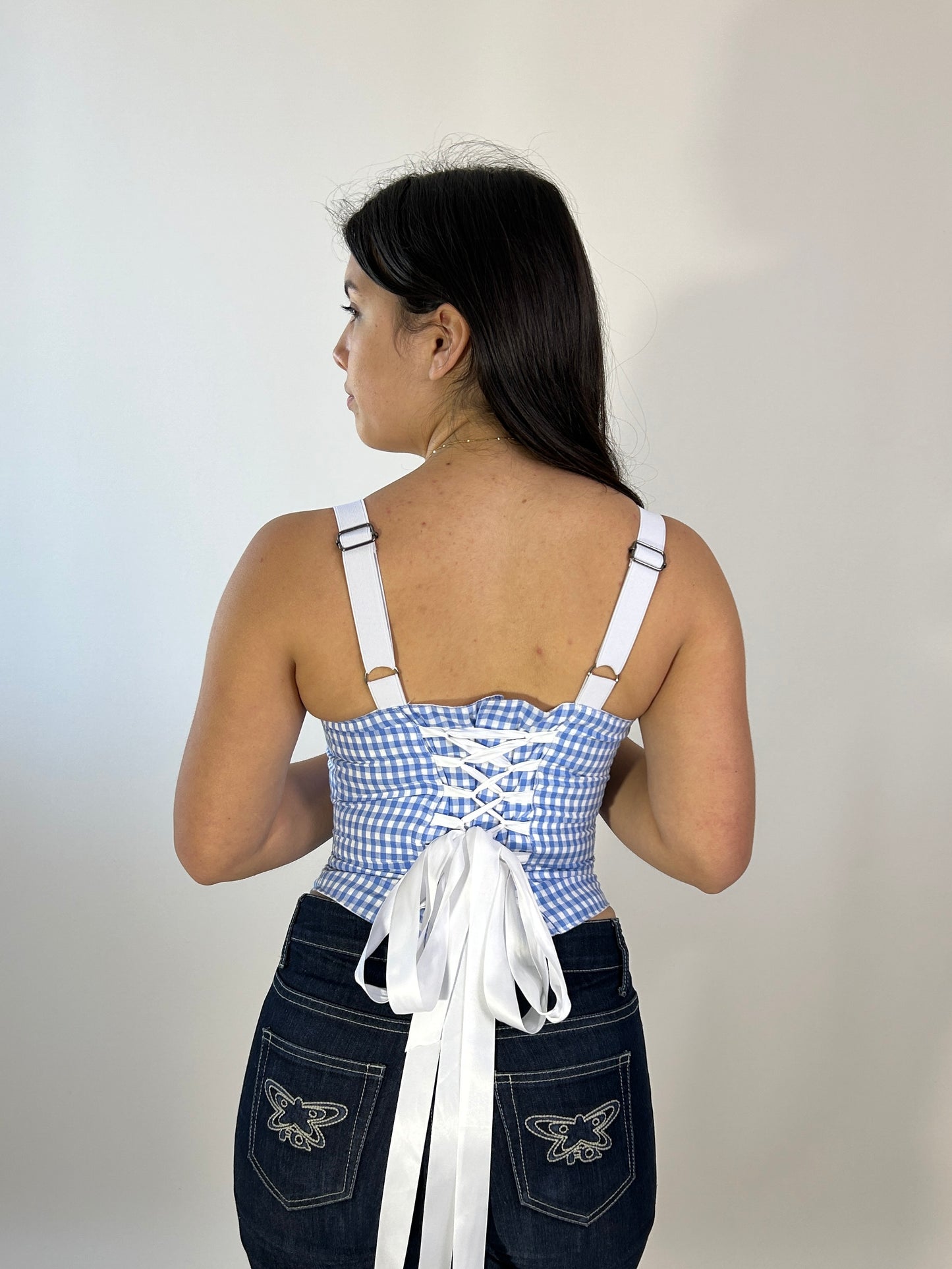 Corset Vest gingham