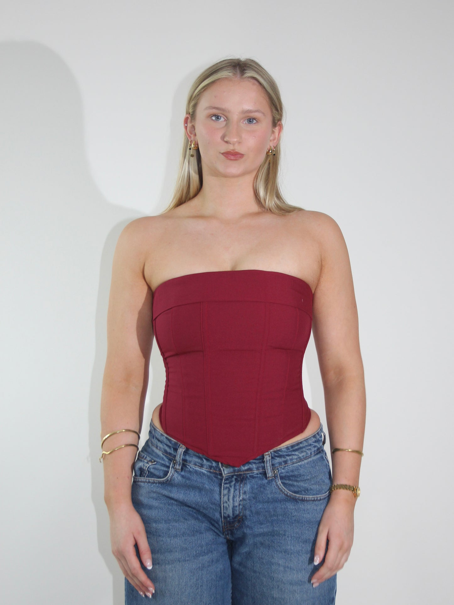 Corset Strapless solid colors