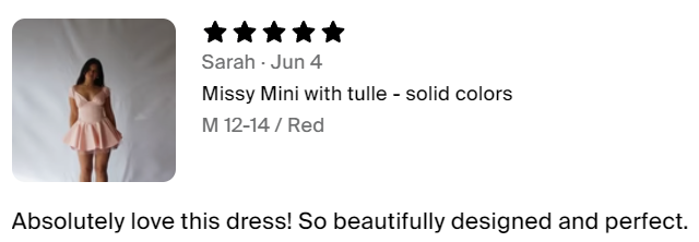 Missy Mini with tulle - 5 colors