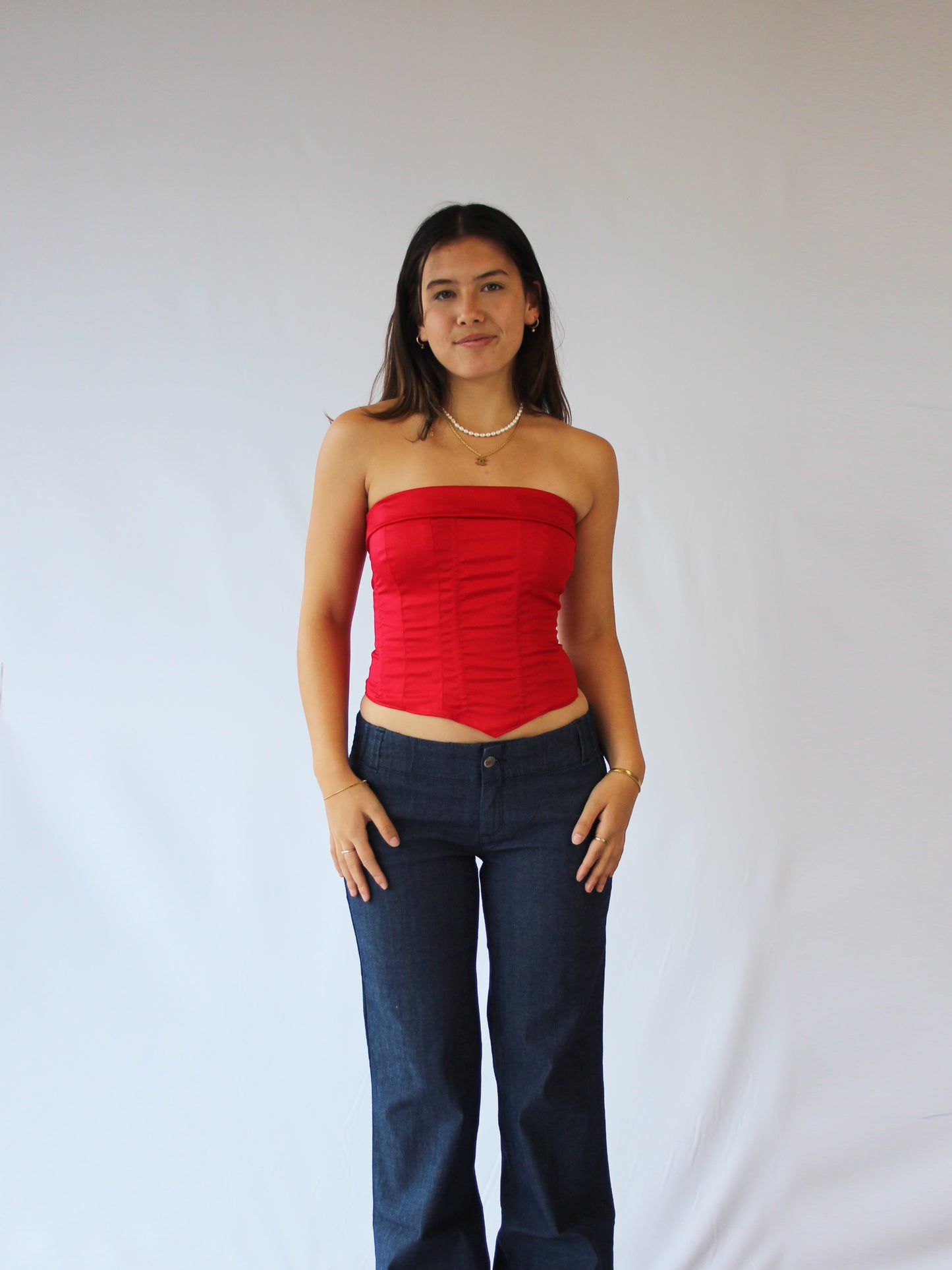 Corset Strapless solid colors