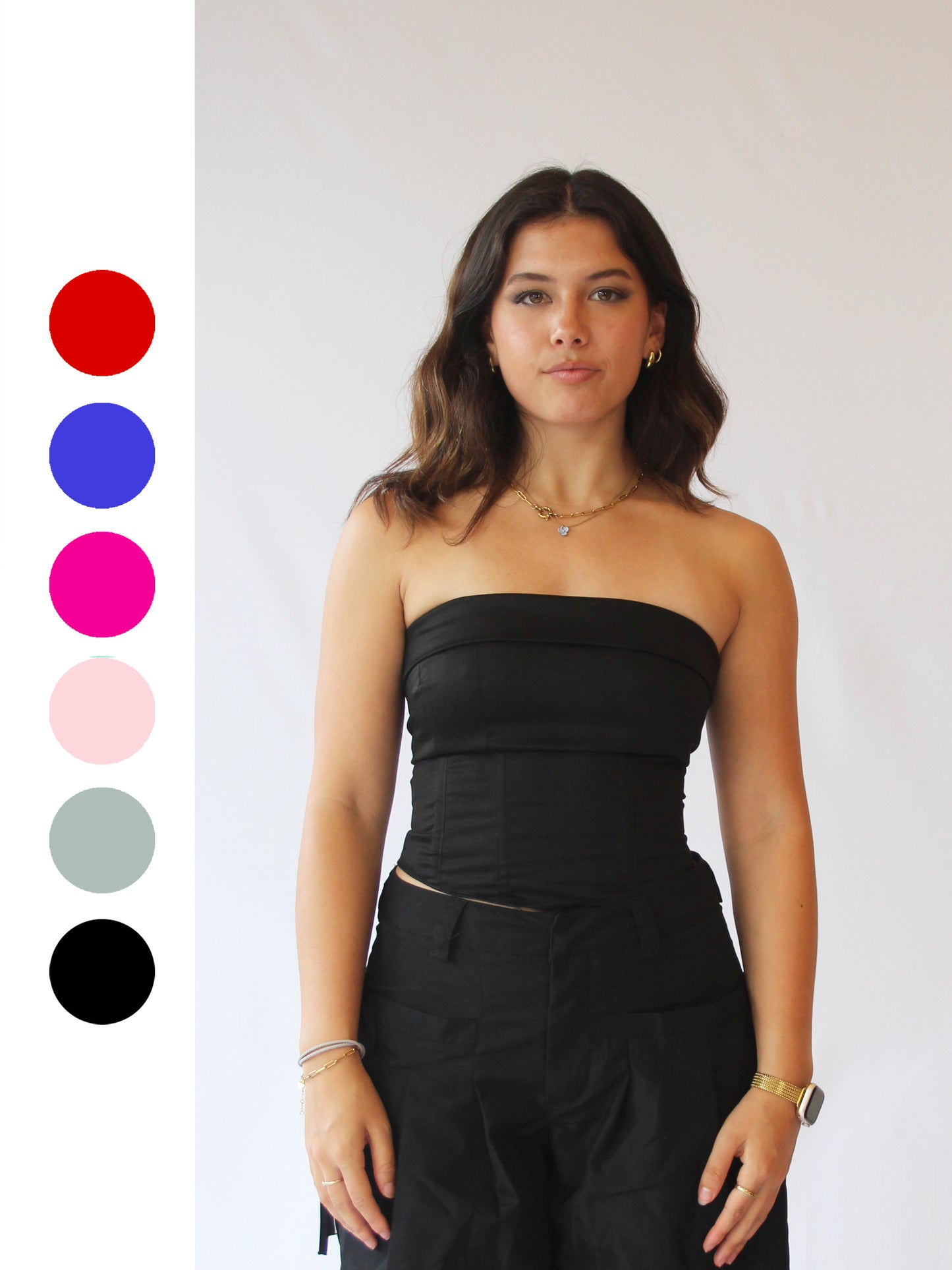 Corset Strapless solid colors