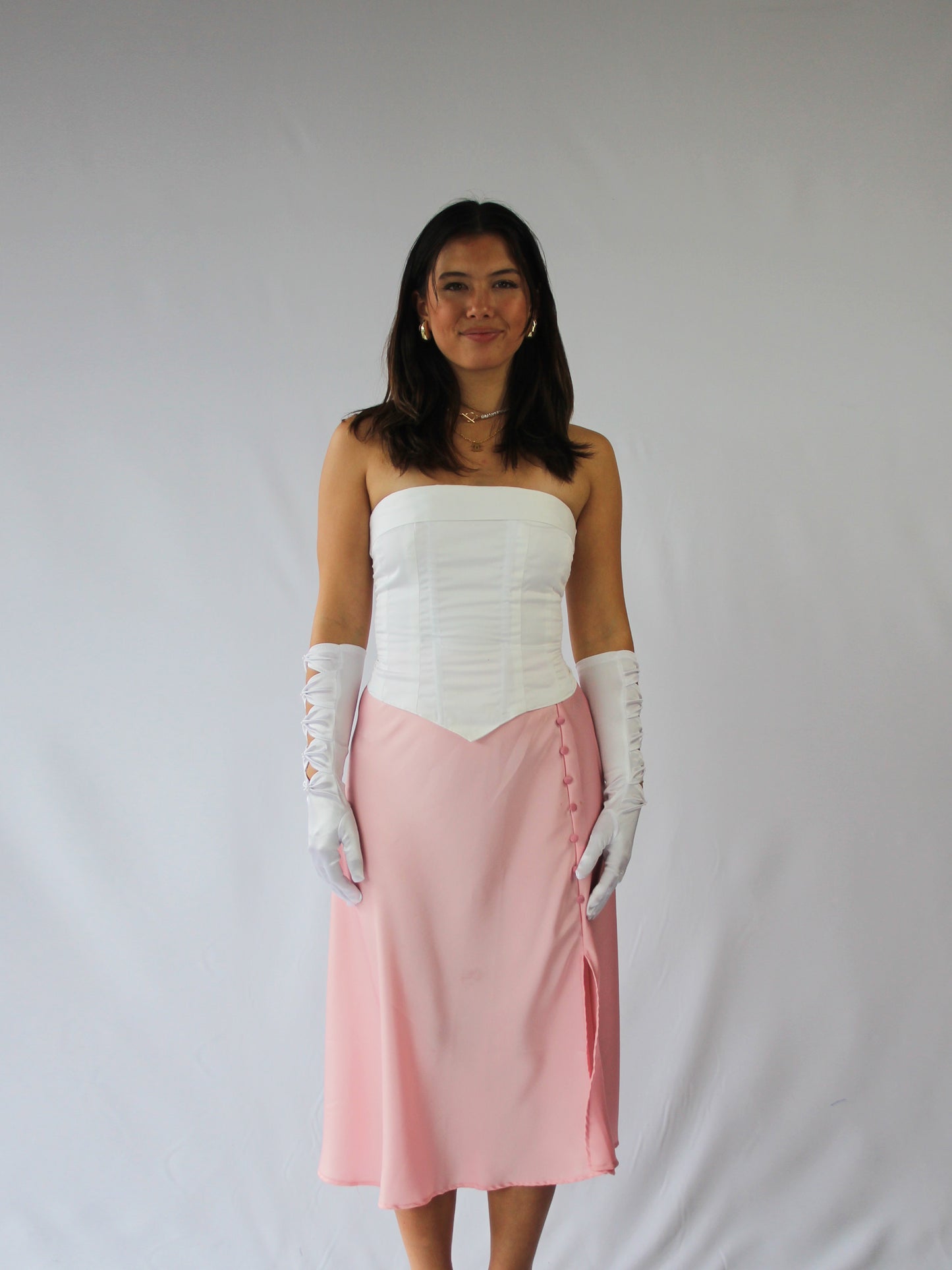 Corset Strapless solid colors