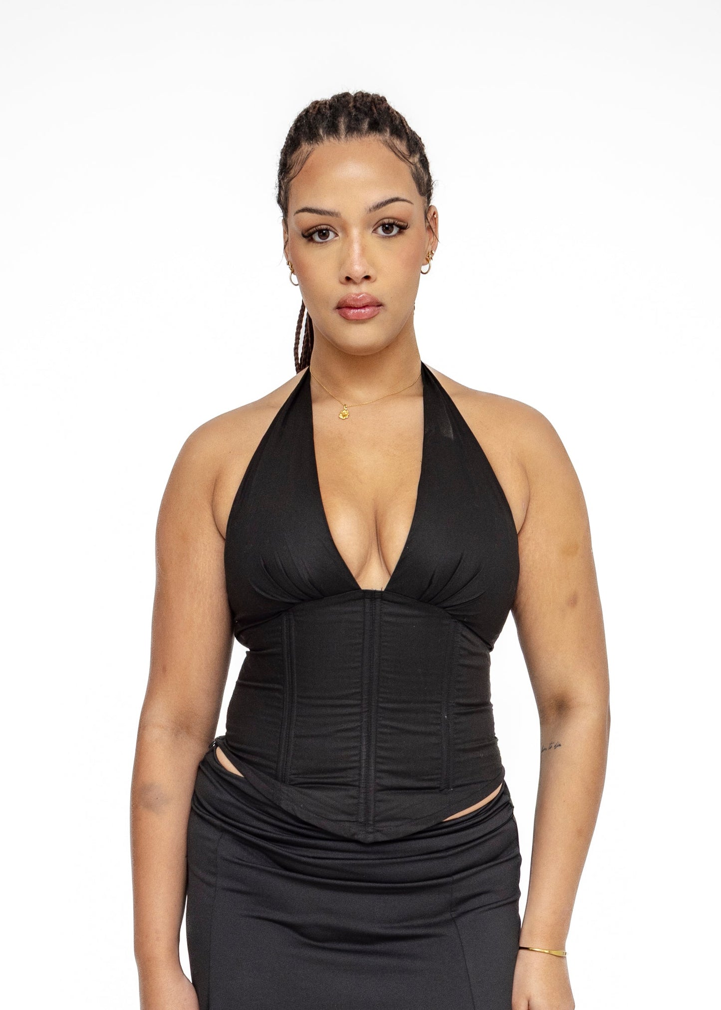 Alba Top - Black | White