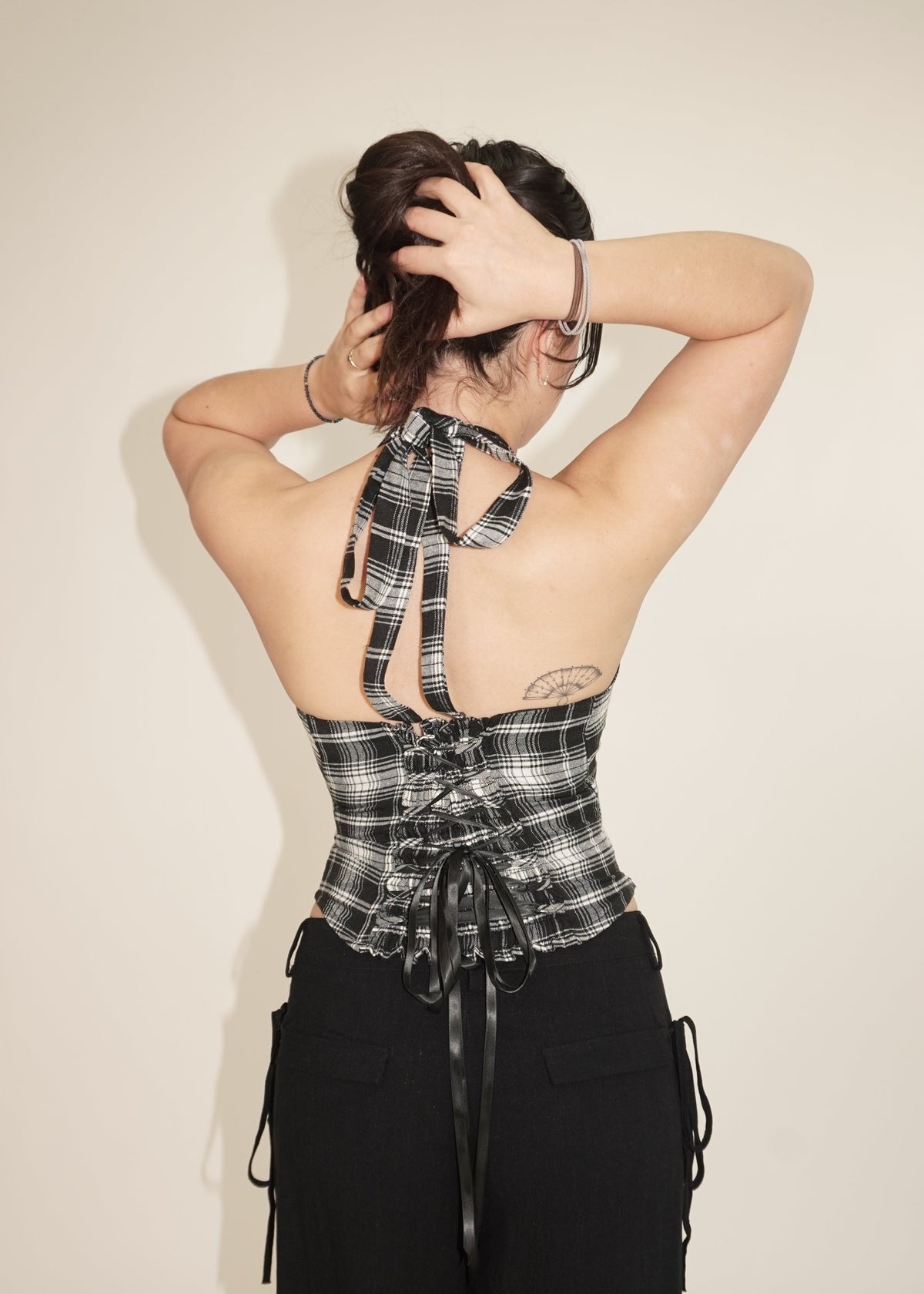 Alba - Plaid Halter