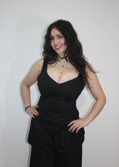 Corset Vest Sateen solid colours