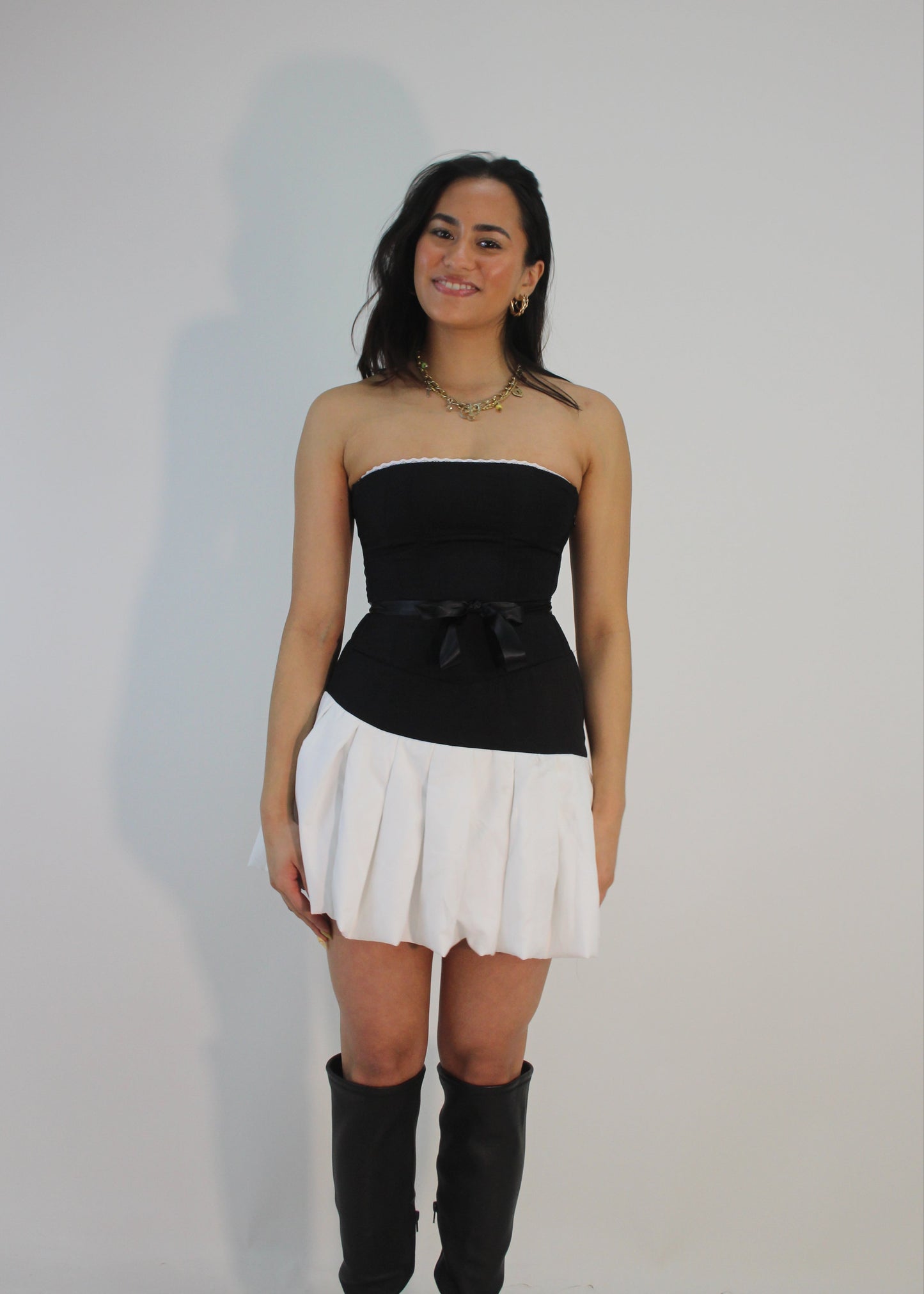 Sabrina mini bubble dress