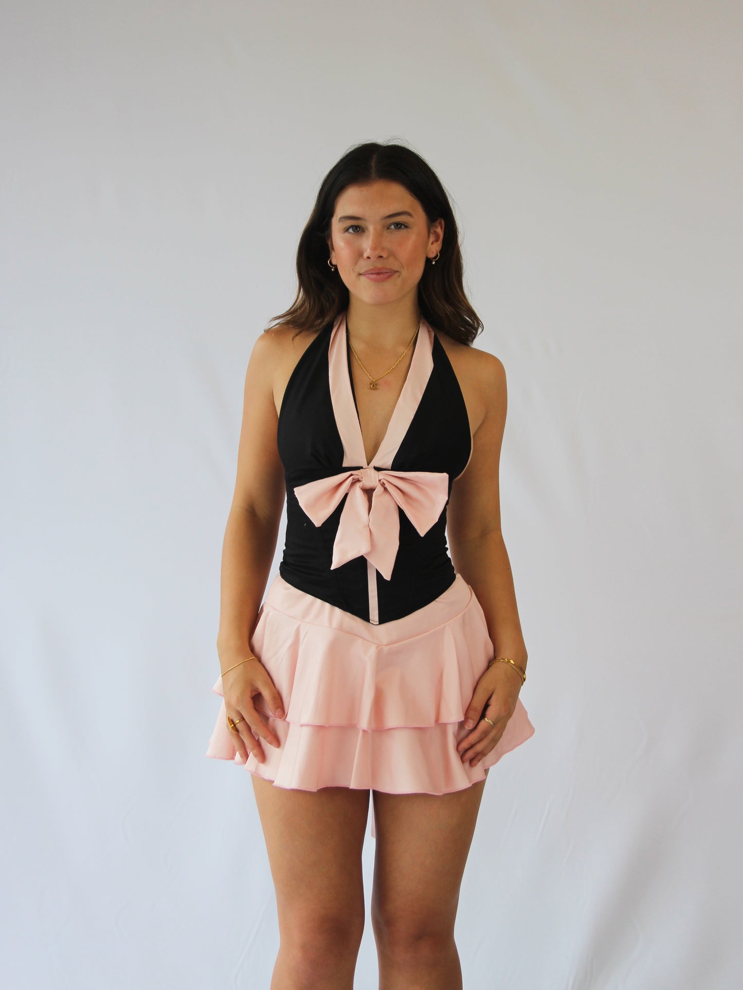 Charlotte halter neck and skirt (sold separately)