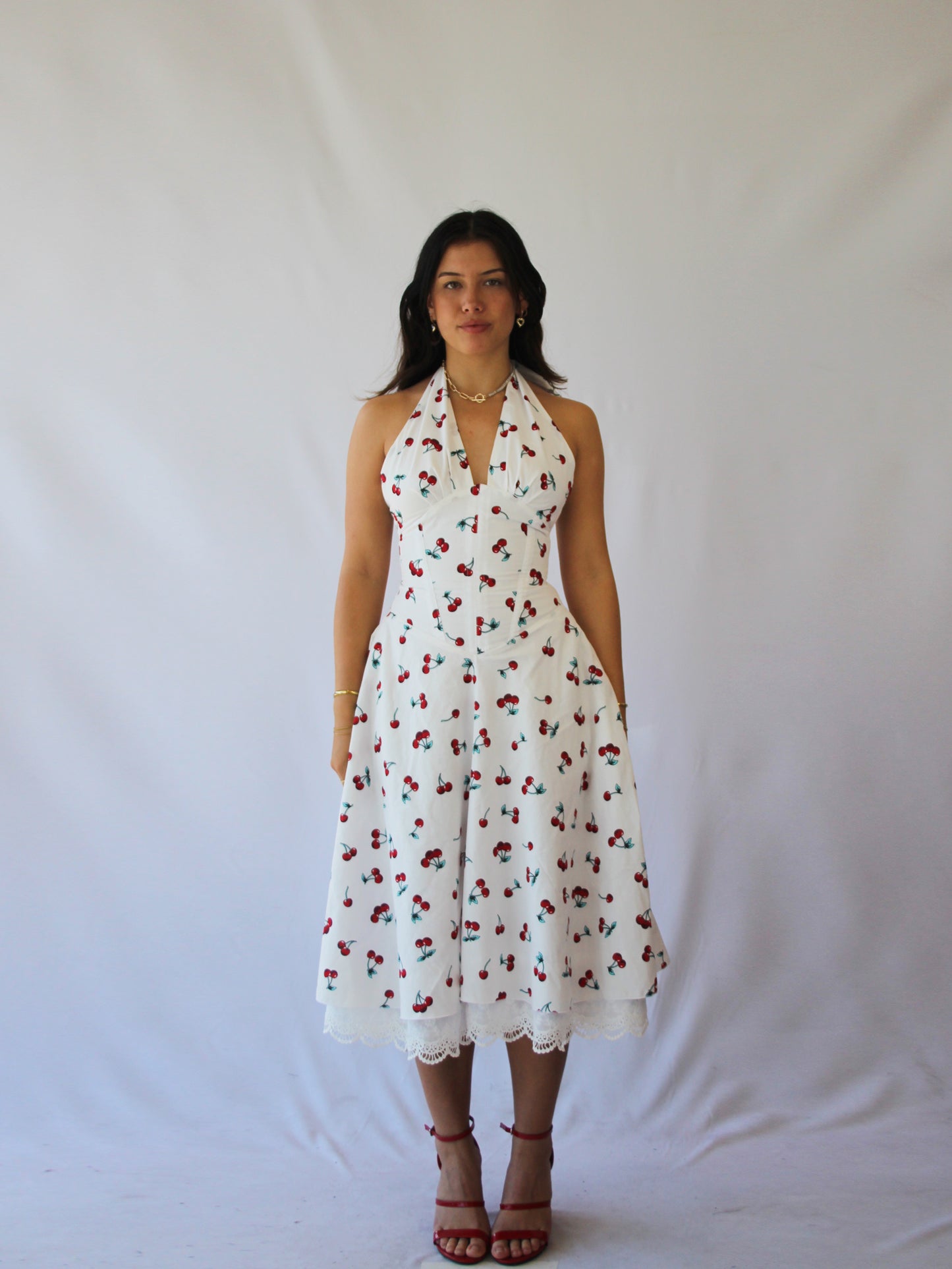 Cherry dress - Midi