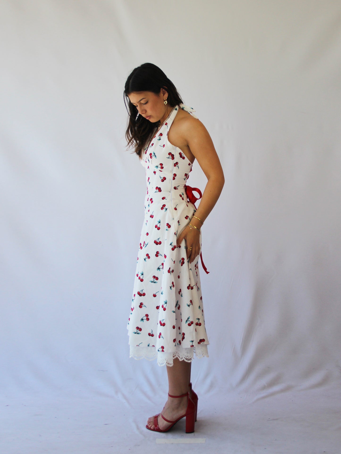 Cherry dress - Midi