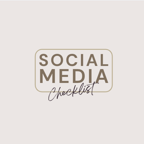 FREE social media checklist