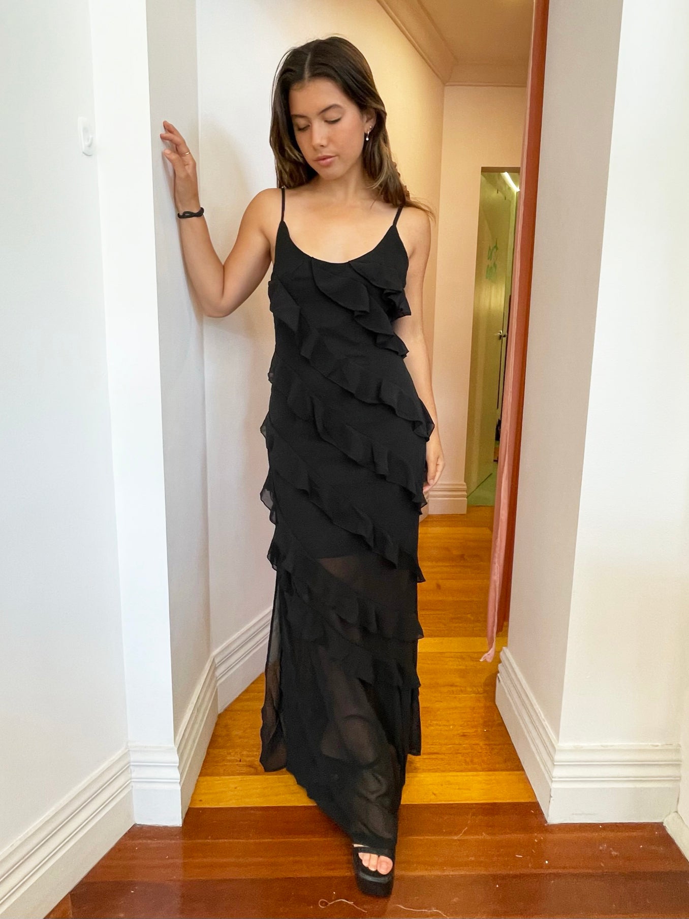 Dress Long Ruffle