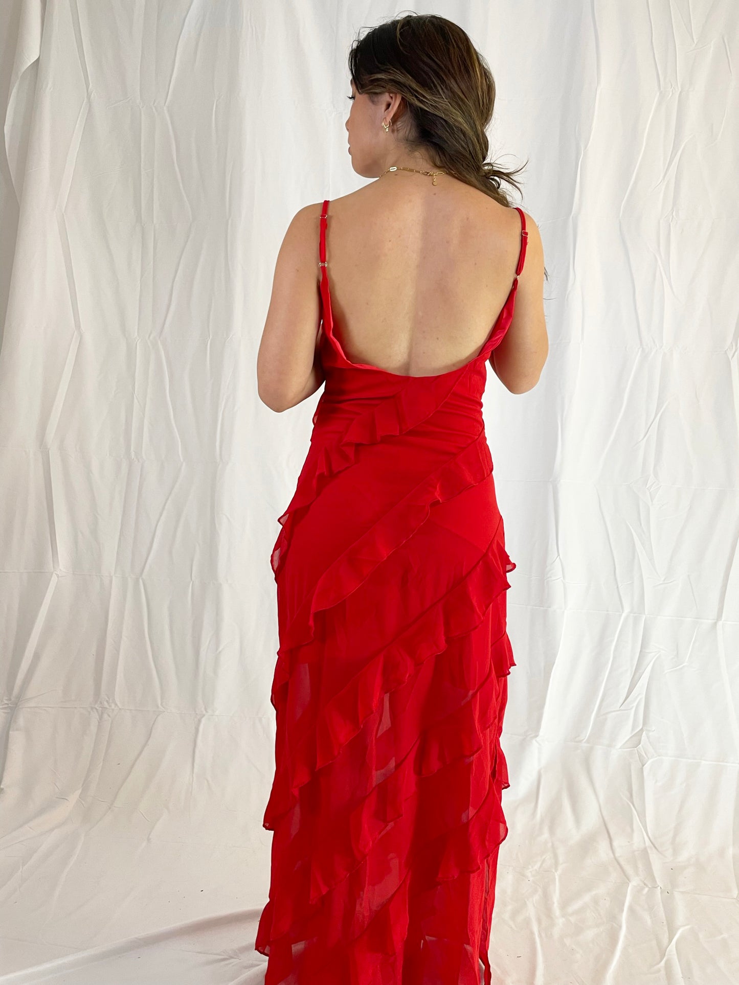 Dress Long Ruffle