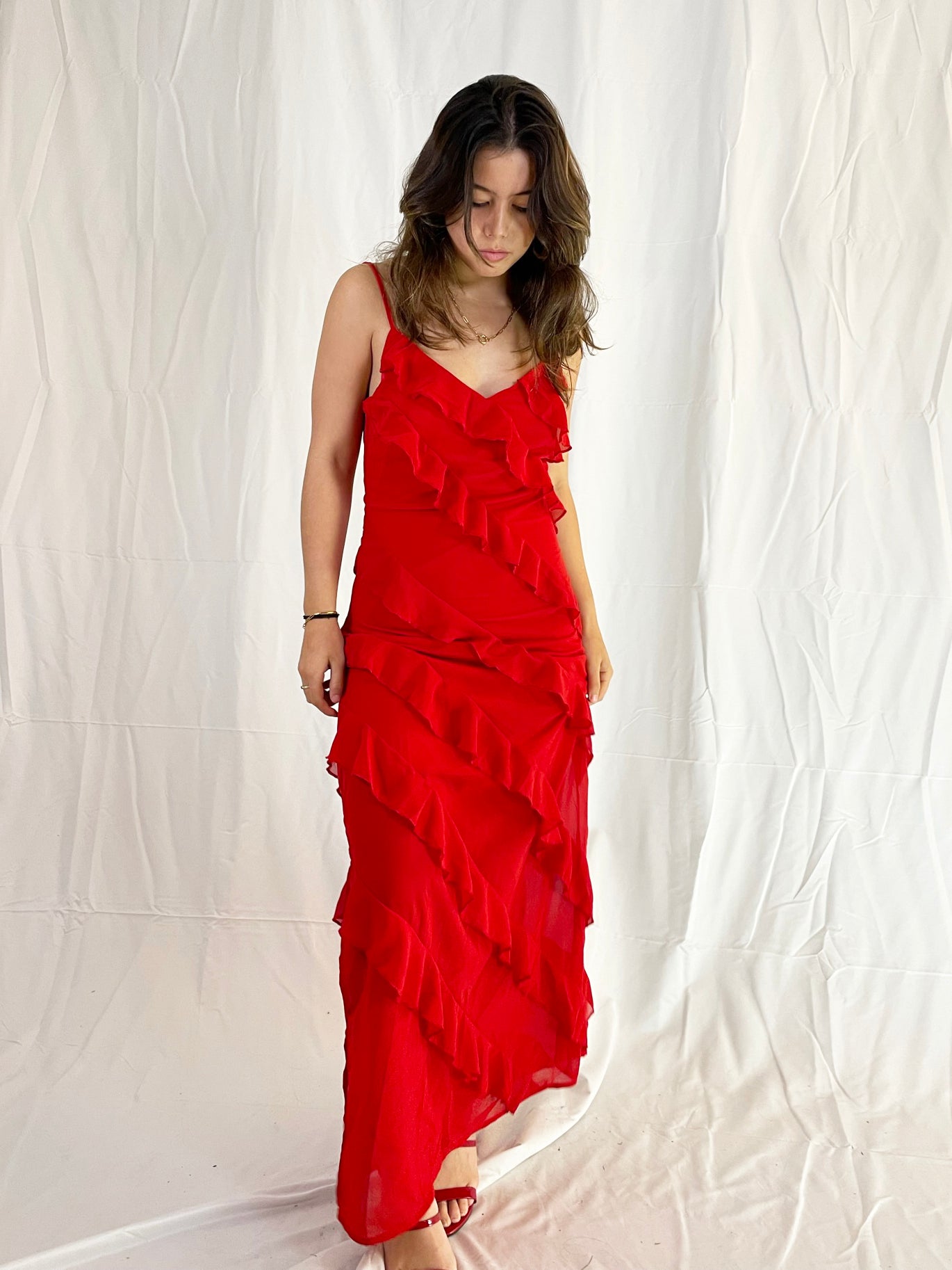 Dress Long Ruffle