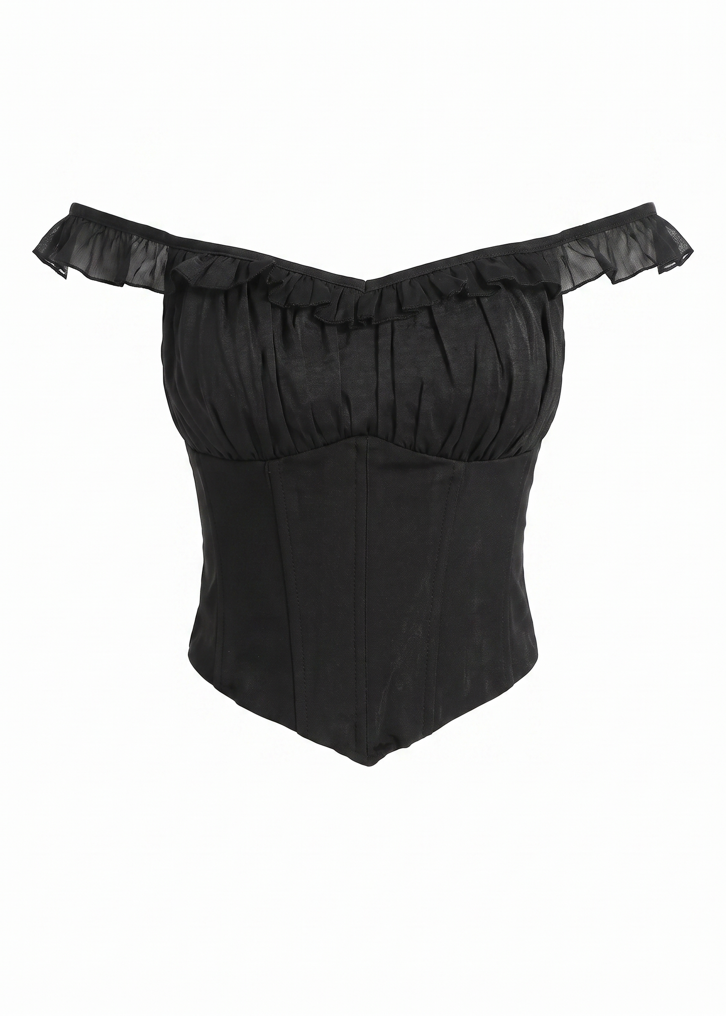 Lacey top - White | Black | Red