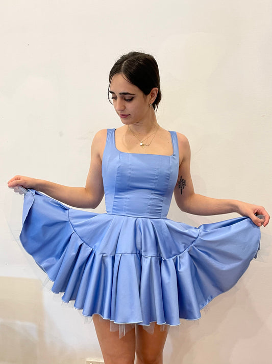 Corset mini circle dress with tulle (Was $210)