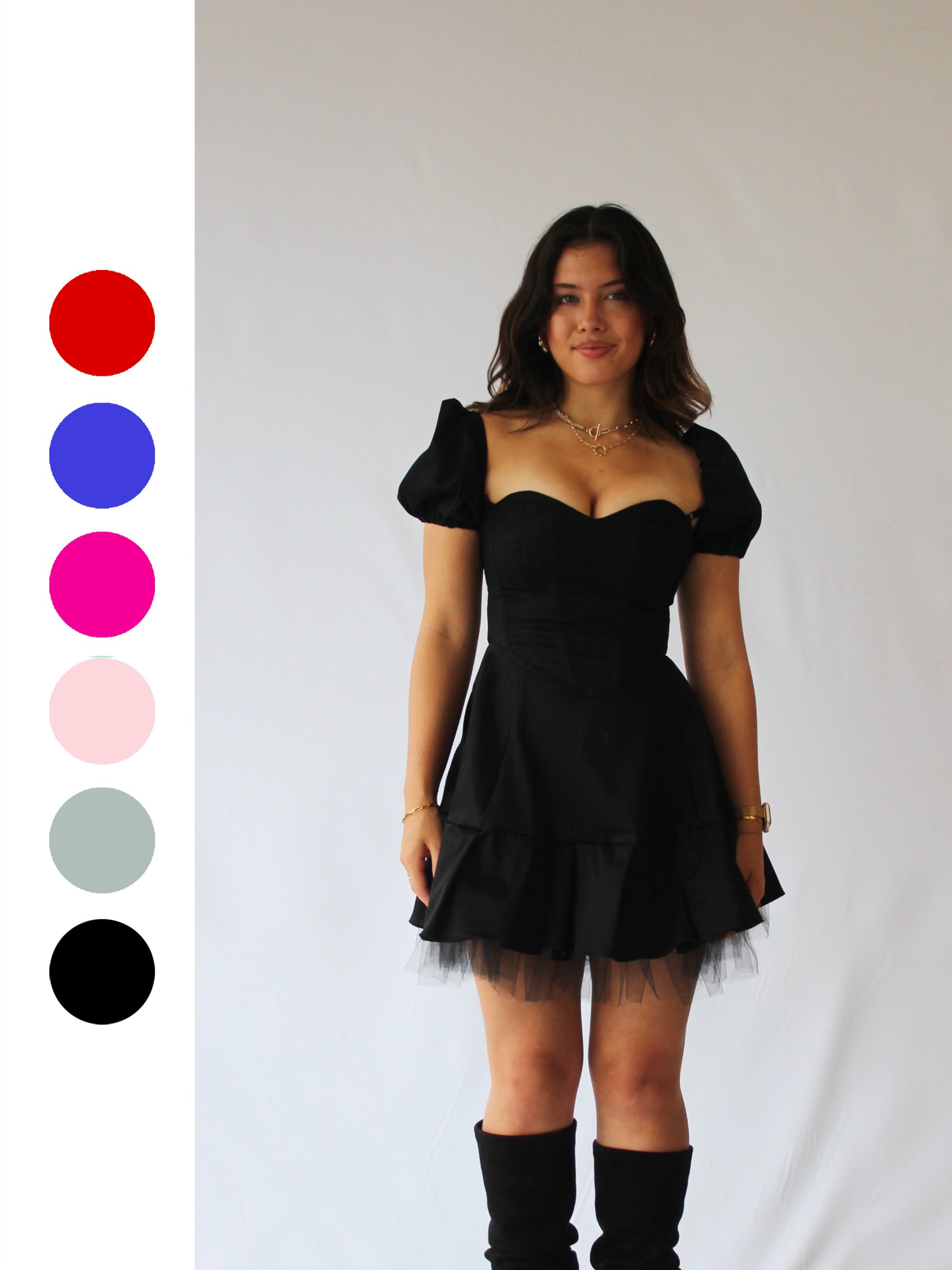 Maria Mini with tulle - solid colors (Was $195) – Dibo Bodi