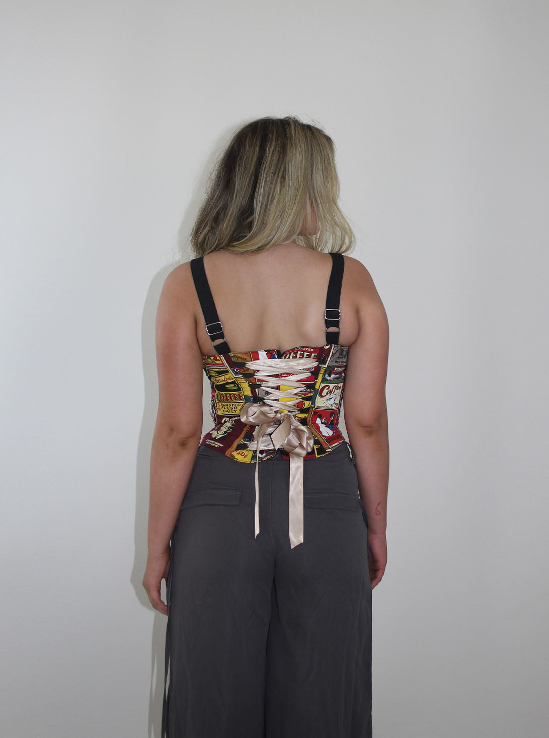 Corset Vest Coffee