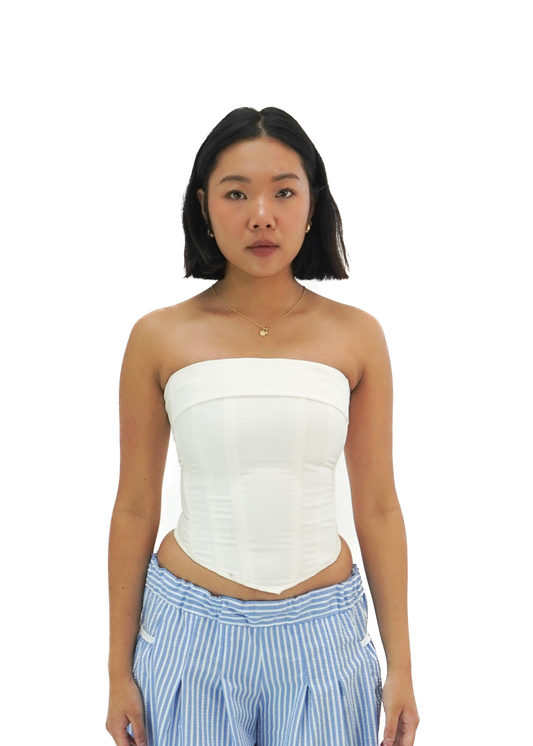 Corset Strapless white