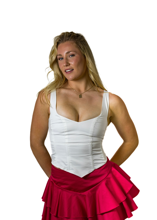 Corset Vest Sateen solid colours