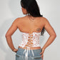 Luna Midi Top - White Lace