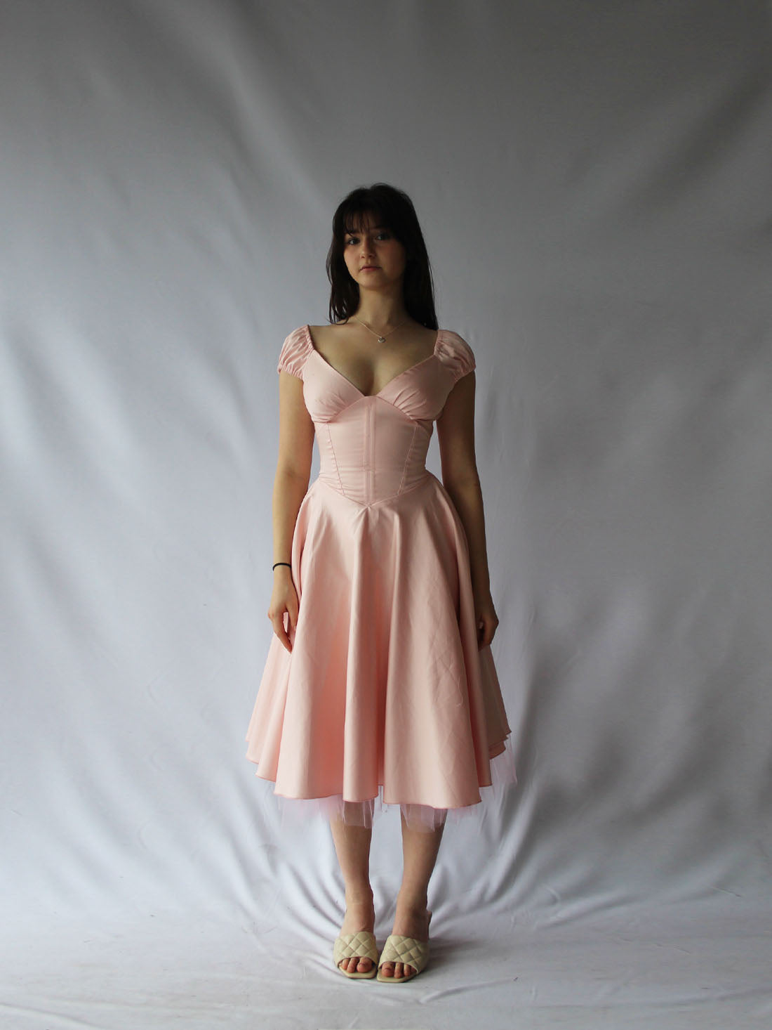 Missy Midi with tulle - solid colors