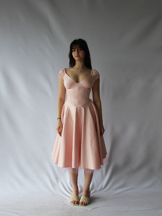 Missy Midi with tulle - solid colors