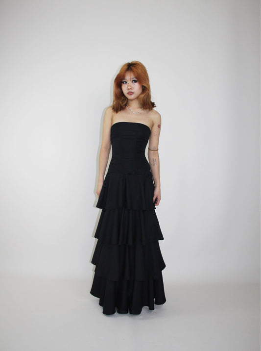 Strapless top with layered Maxi Skirt (was $179)